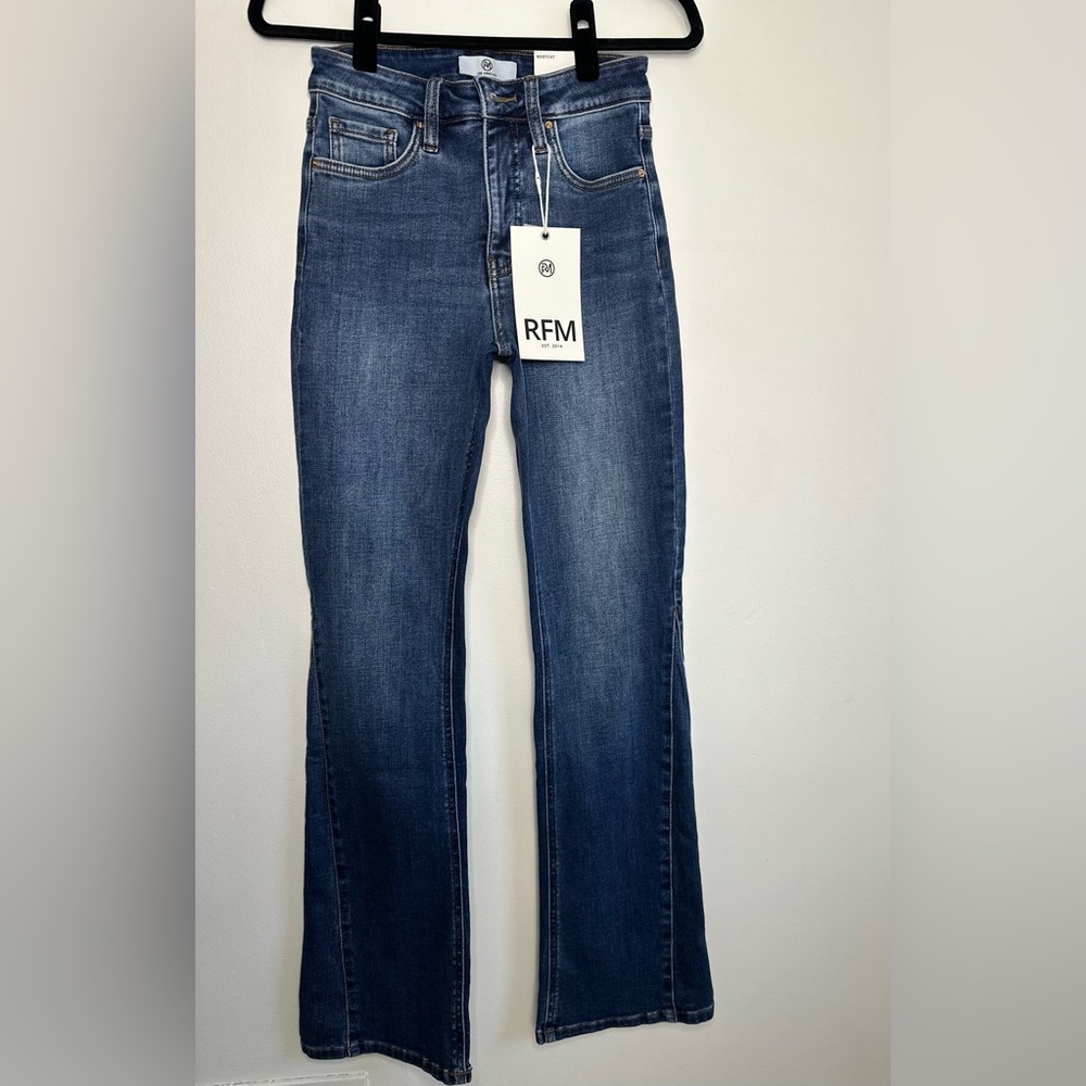 Women's Dark Blue Flare Jeans